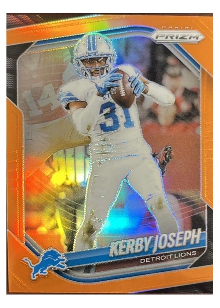 2025 Panini Prizm Base Set Kerby Joseph #41 card