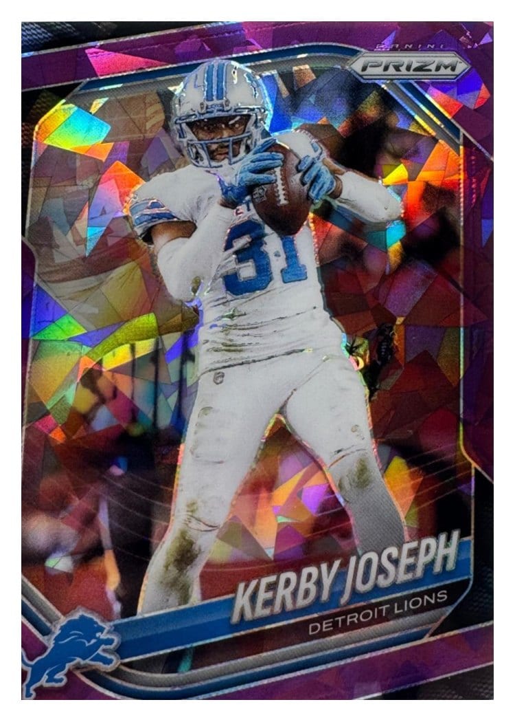 2025 Panini Prizm Base Set Kerby Joseph #41 card