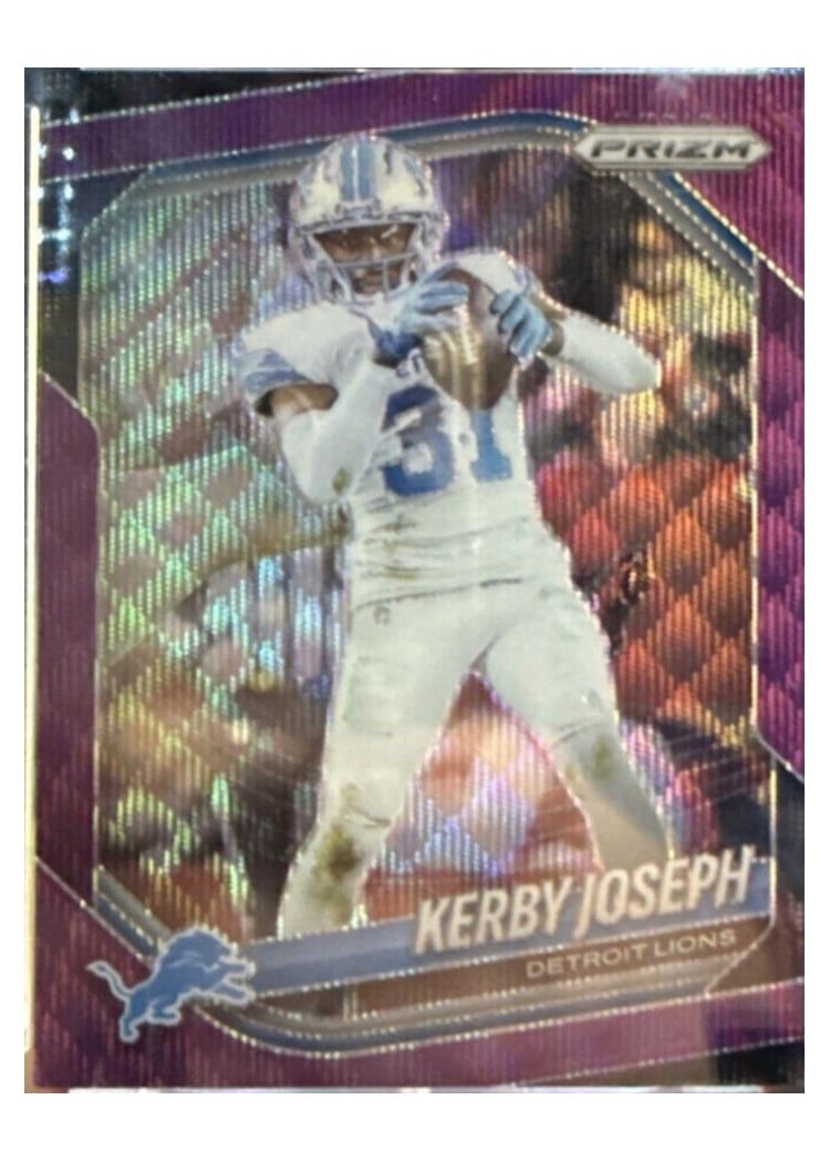 2025 Panini Prizm Base Set Kerby Joseph #41 card