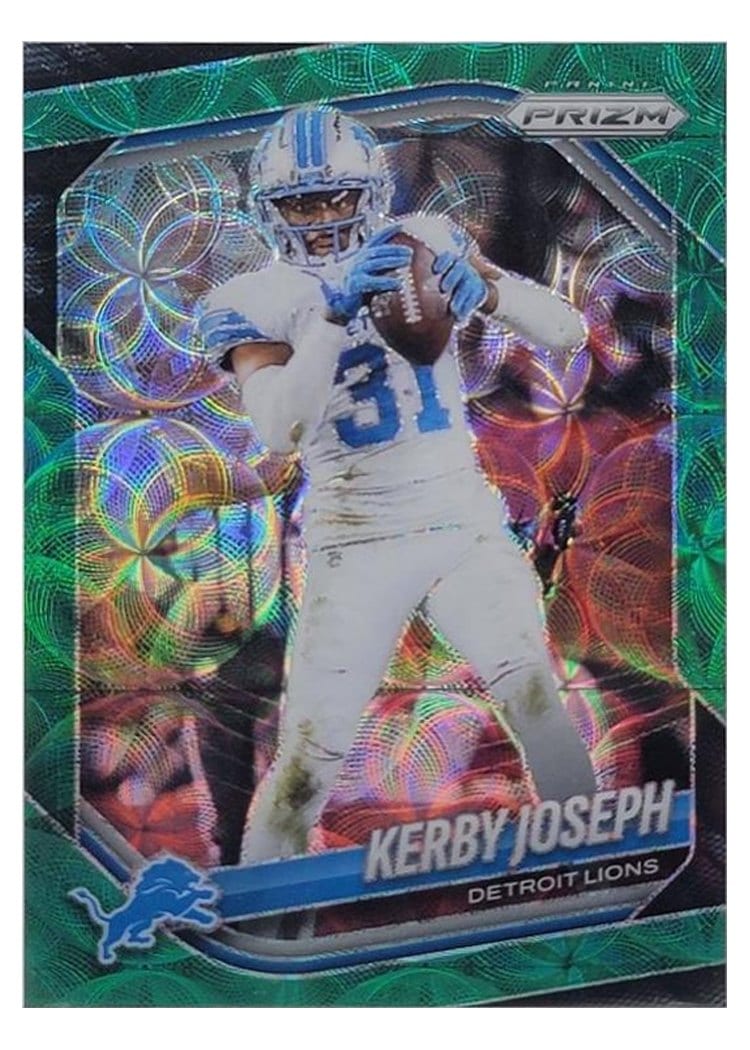 2025 Panini Prizm Base Set Kerby Joseph #41 card