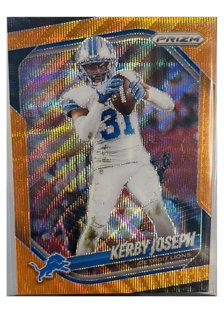 2025 Panini Prizm Base Set Kerby Joseph #41 card