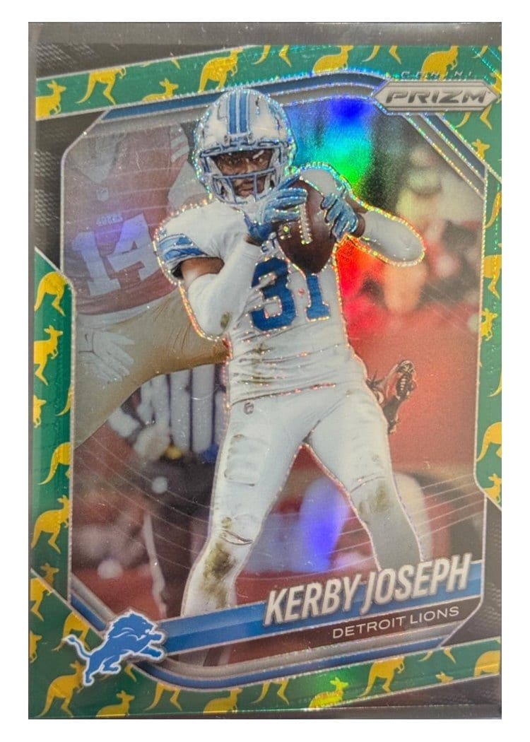 2025 Panini Prizm Base Set Kerby Joseph #41 card