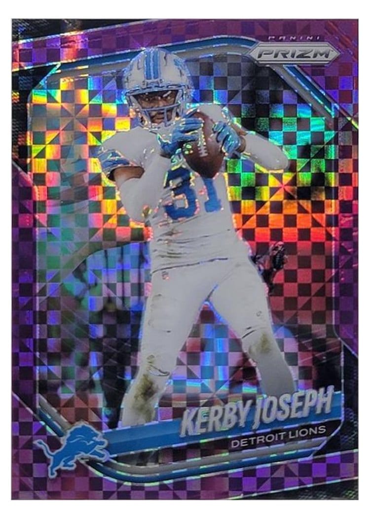 2025 Panini Prizm Base Set Kerby Joseph #41 card