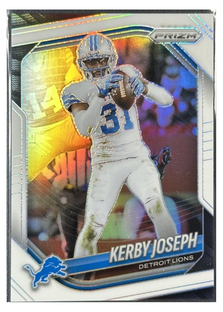 2025 Panini Prizm Base Set Kerby Joseph #41 card