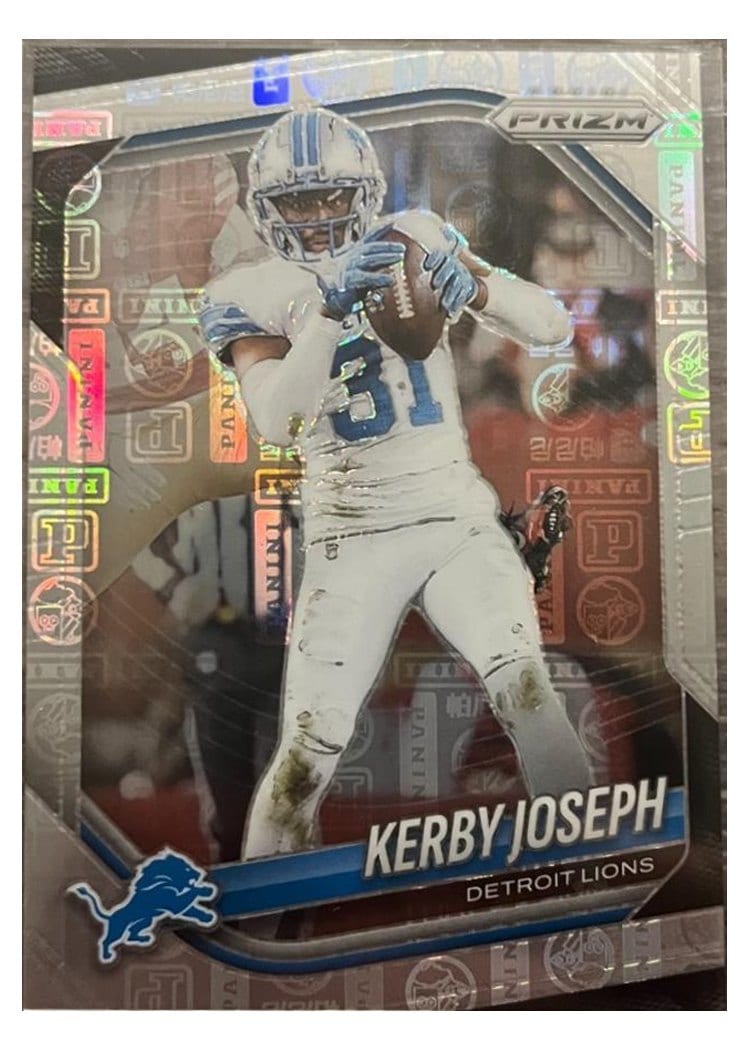 2025 Panini Prizm Base Set Kerby Joseph #41 card
