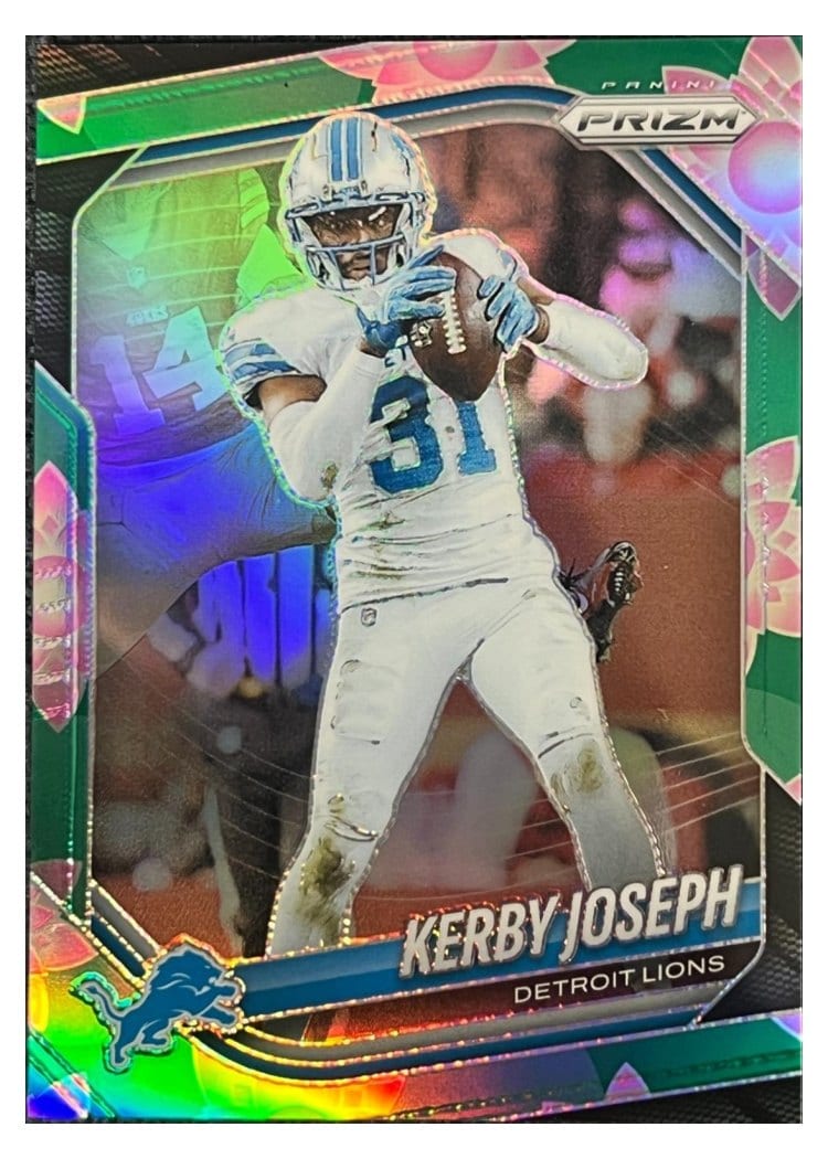 2025 Panini Prizm Base Set Kerby Joseph #41 card
