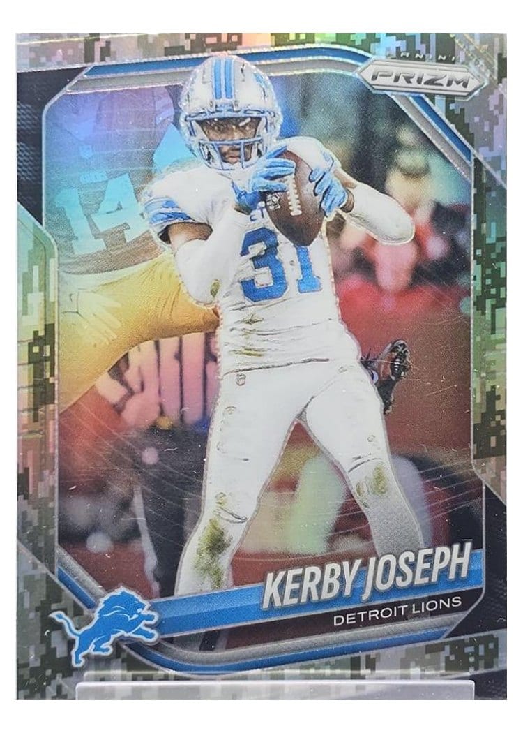 2025 Panini Prizm Base Set Kerby Joseph #41 card
