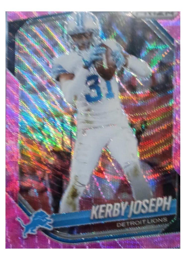 2025 Panini Prizm Base Set Kerby Joseph #41 card