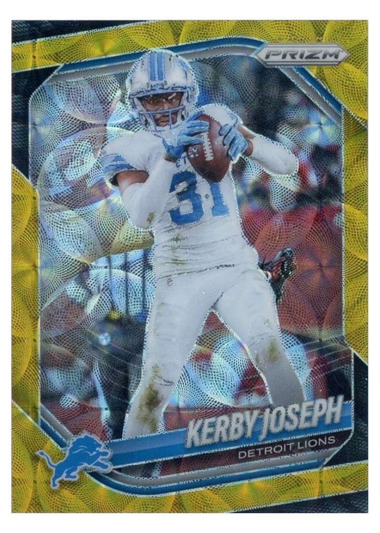 2025 Panini Prizm Base Set Kerby Joseph #41 card