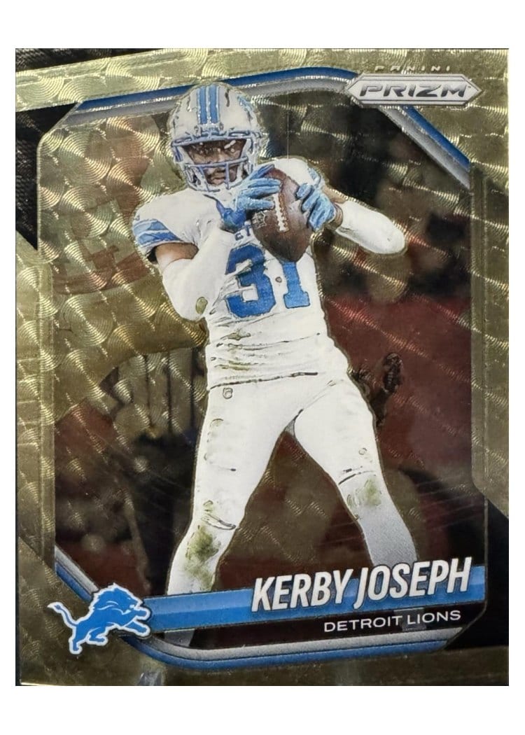 2025 Panini Prizm Base Set Kerby Joseph #41 card