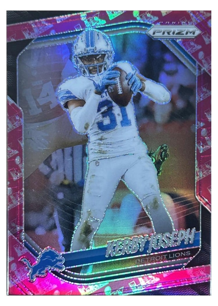 2025 Panini Prizm Base Set Kerby Joseph #41 card