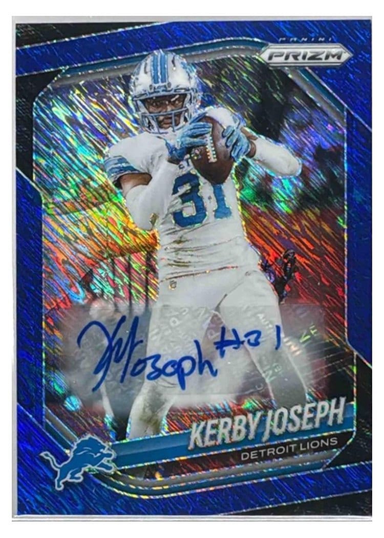 2025 Panini Prizm Base Set Kerby Joseph #41 card