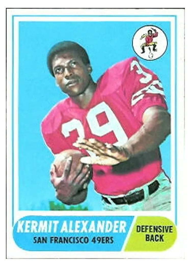 1968 Topps Kermit Alexander #191 card