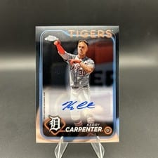 2024 Topps Chrome Update Autographs Kerry Carpenter #AC-KCA card