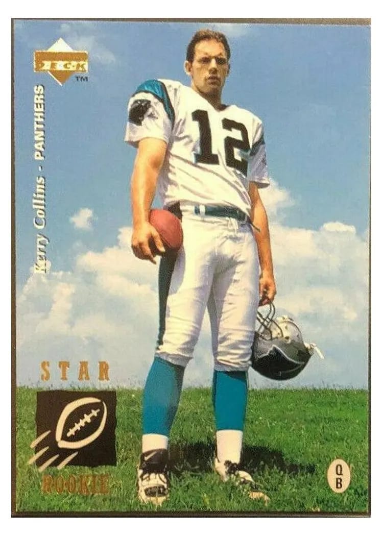 1995 Upper Deck Kerry Collins #5 card