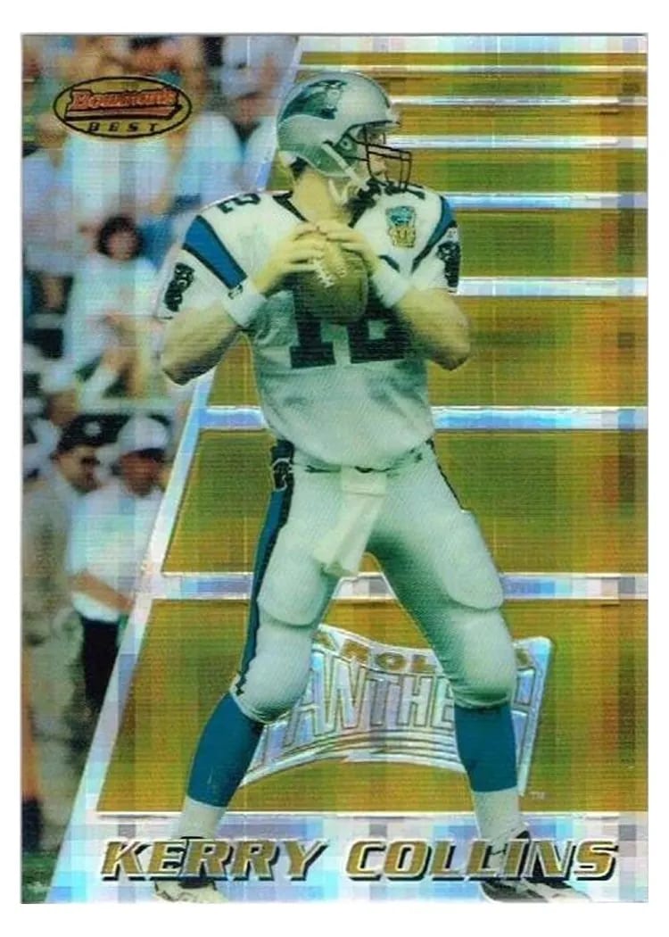 1996 Bowman's Best Kerry Collins #40 card