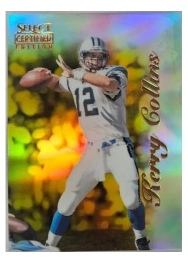 1996 Select Certified Kerry Collins #17 card