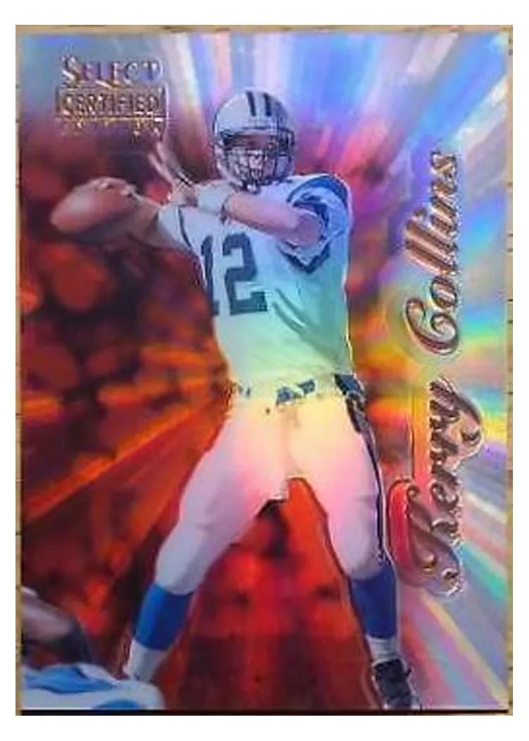 1996 Select Certified Kerry Collins #17 card