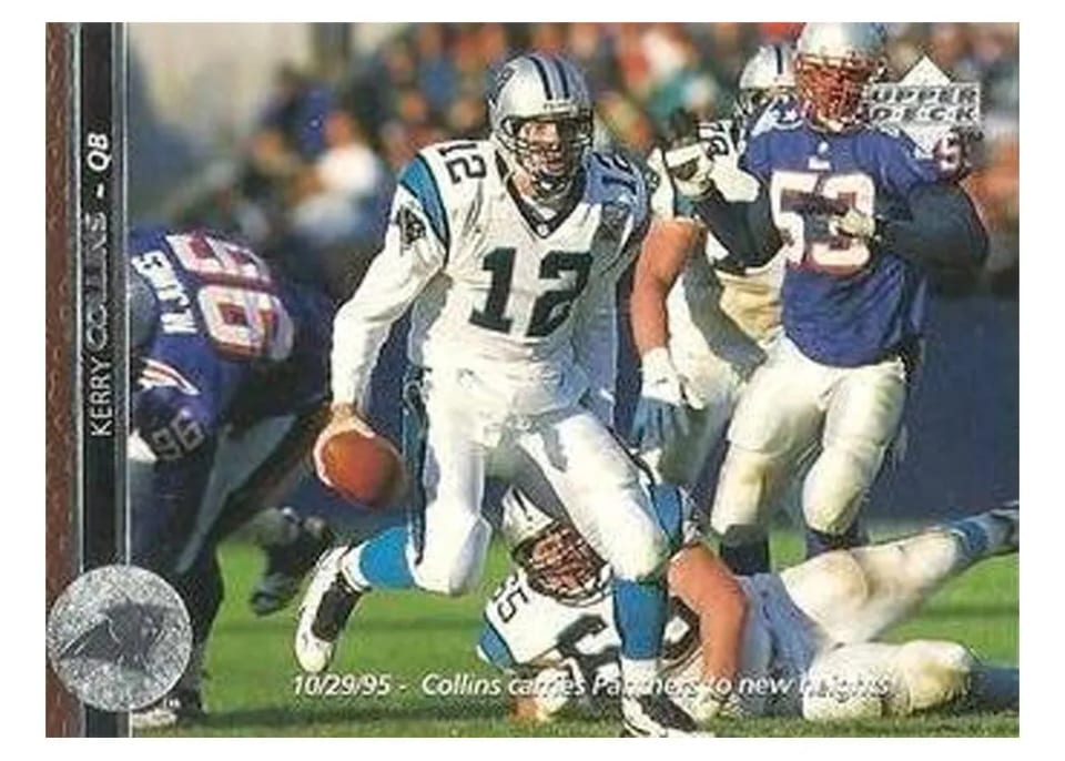 1996 Upper Deck Kerry Collins #95 card
