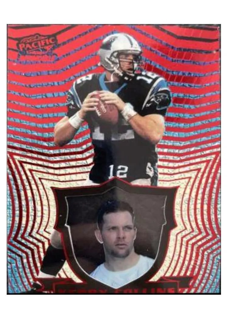 1997 Pacific Invincible Kerry Collins #23 card