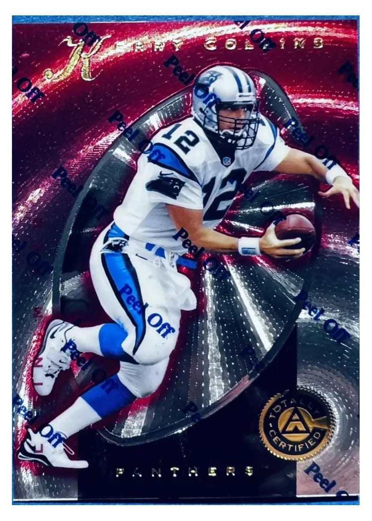 1997 Pinnacle Totally Certified Kerry Collins #5 card