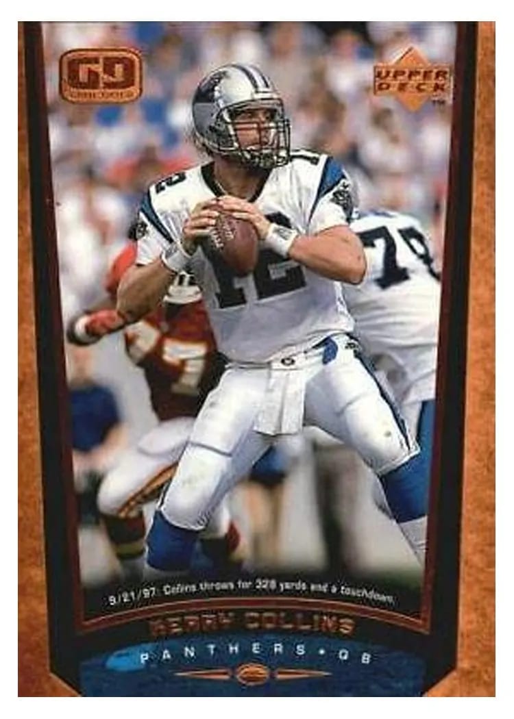 1998 Upper Deck Kerry Collins #70 card