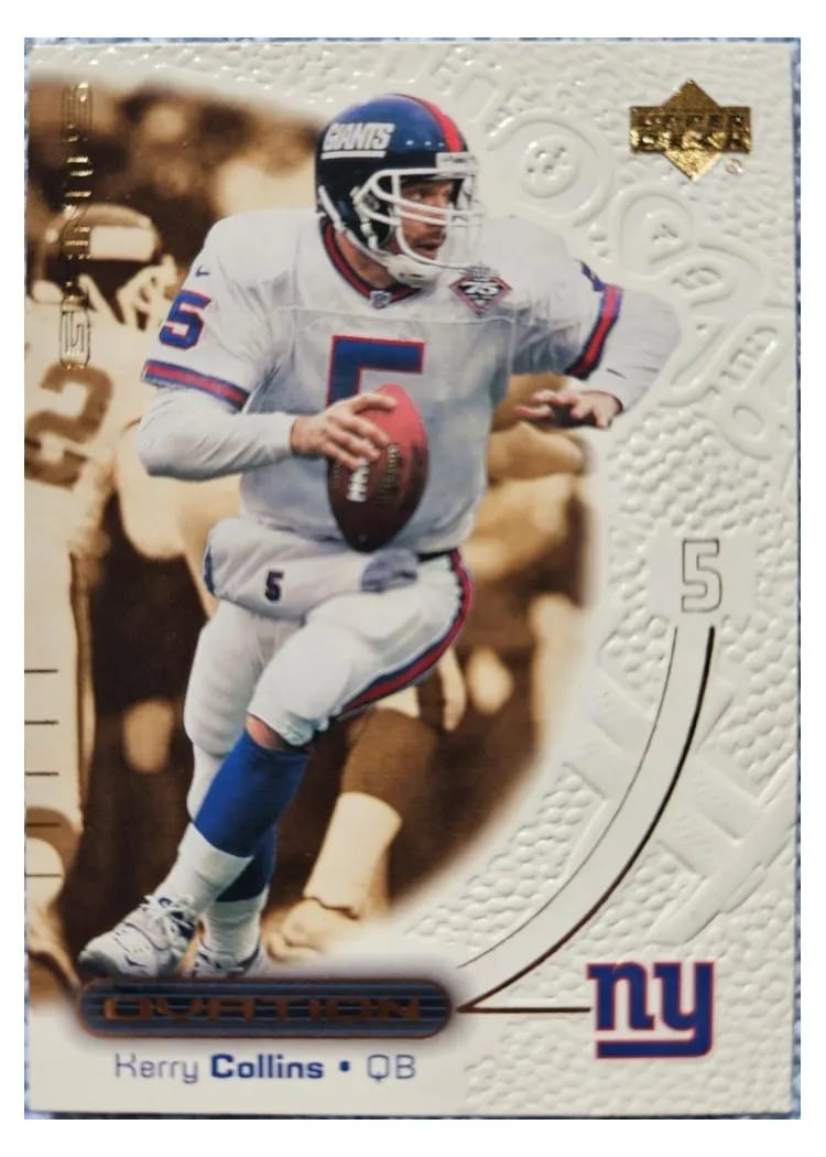 2000 Upper Deck Ovation Kerry Collins #37 card