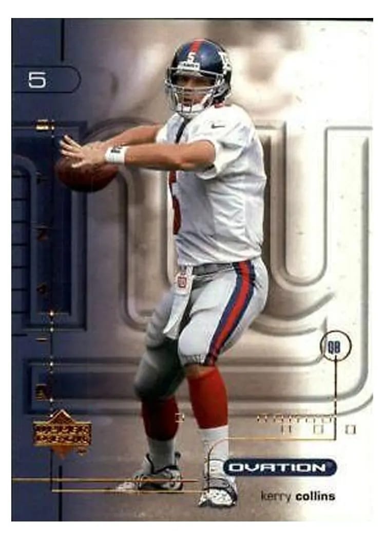 2001 Upper Deck Ovation Kerry Collins #59 card