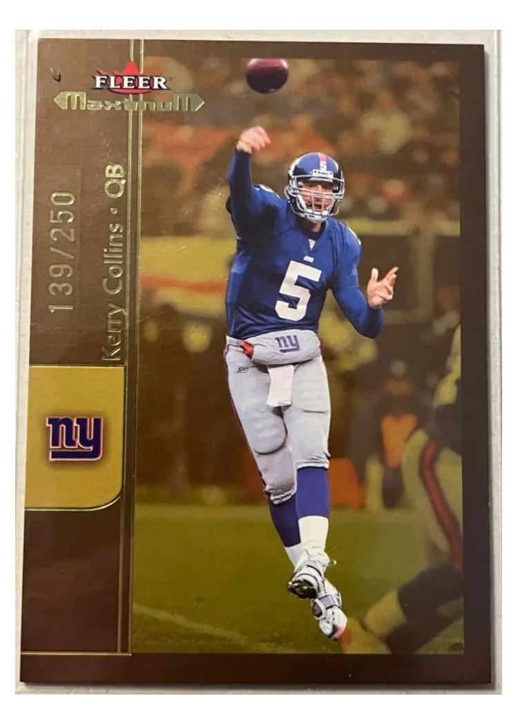 2002 Fleer Maximum Kerry Collins #99 card