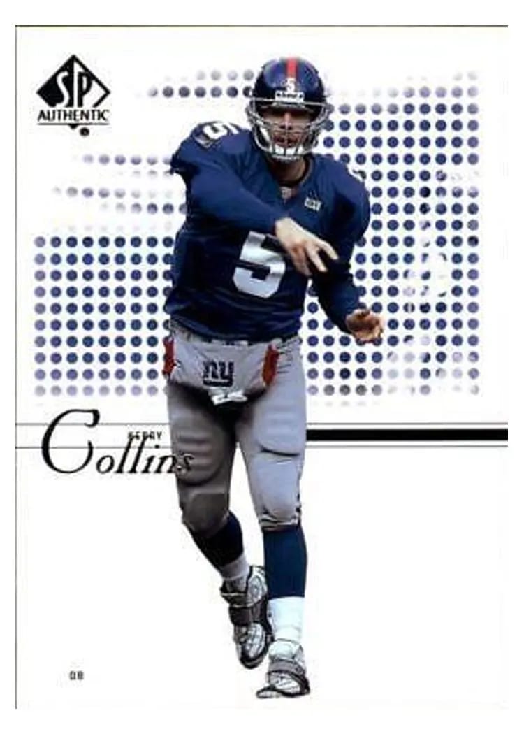 2002 SP Authentic Kerry Collins #58 card