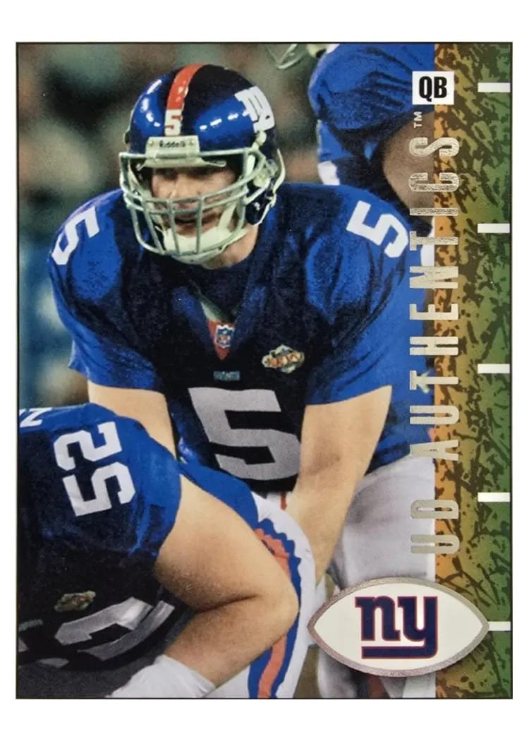 2002 Upper Deck Authentics Kerry Collins #57 card