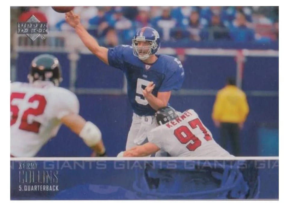 2003 Upper Deck Kerry Collins #43 card