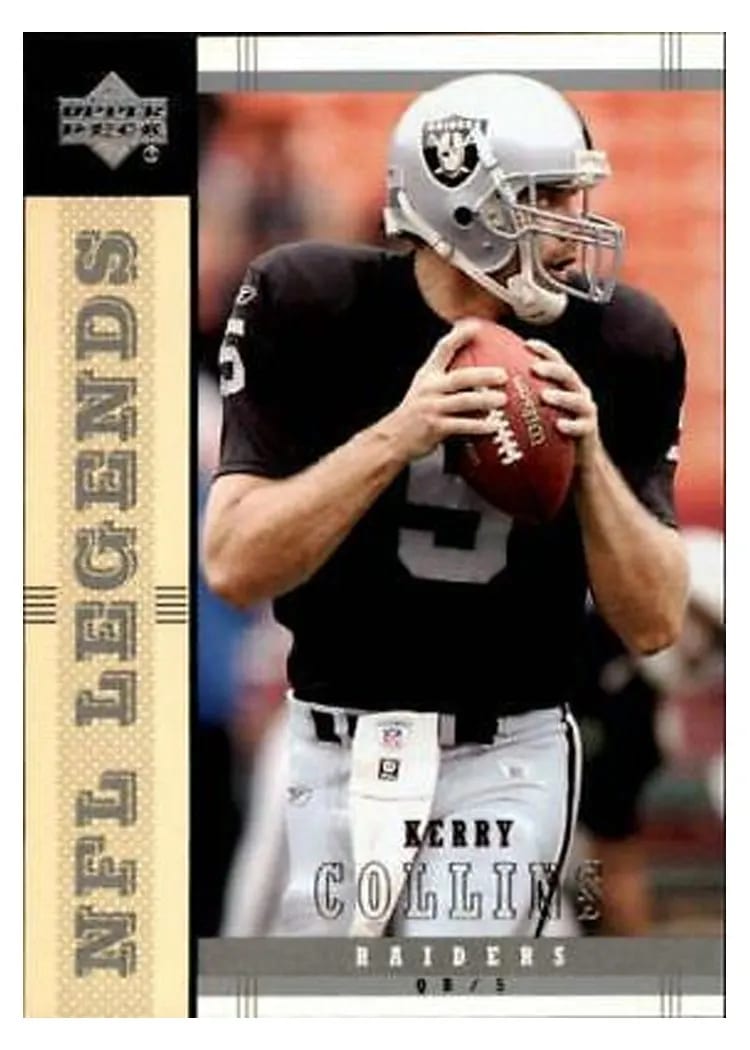 2004 Upper Deck Legends Kerry Collins #63 card