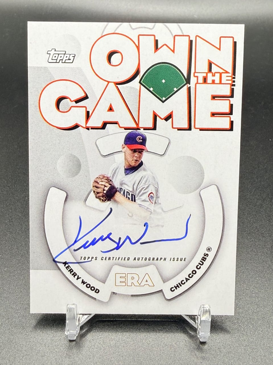 2024 Topps Archives 2006 Topps Baseball Own the Game Autographs Kerry Wood #06OGA-KW card