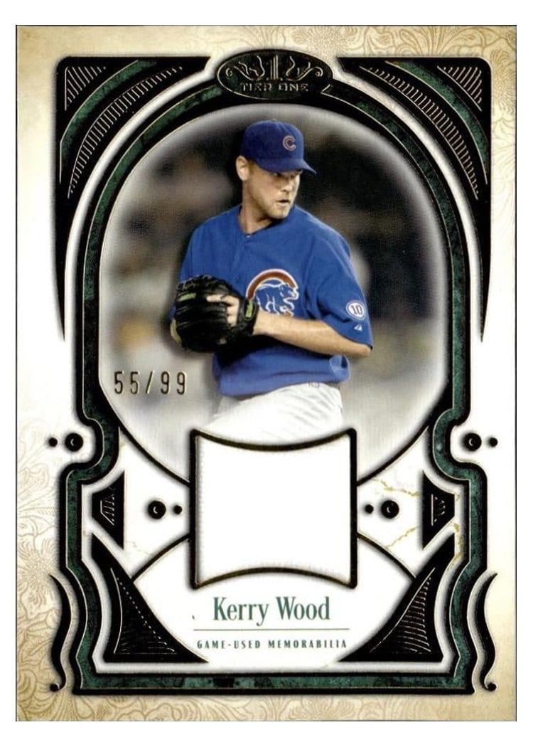 2026 Topps Tier One Tier One Talent Relics Kerry Wood #T1TR-KW card