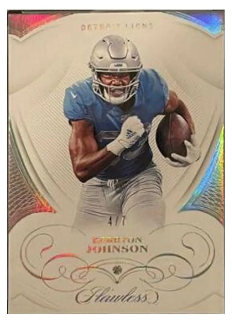 2019 Panini Flawless Base Ruby Kerryon Johnson Diamond #24