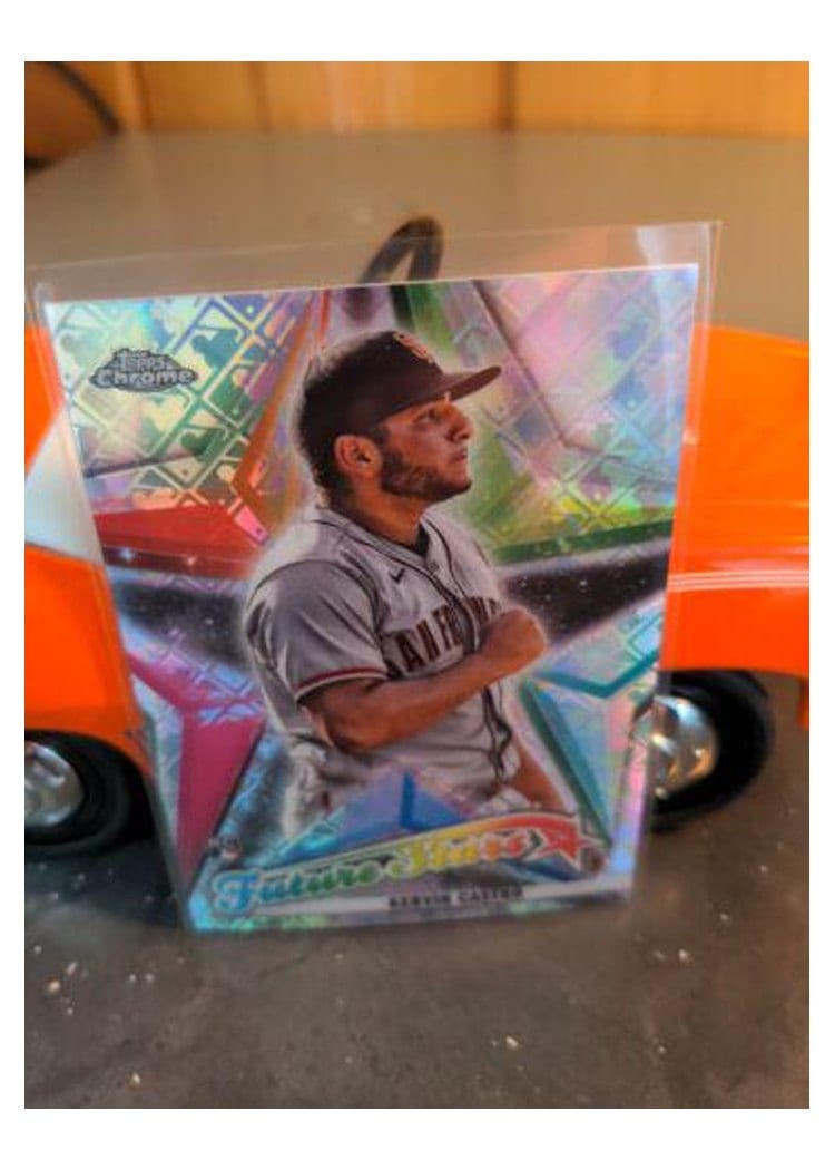 2022 Topps Chrome Logofractor Edition Future Stars Kervin Castro #FS-17 card