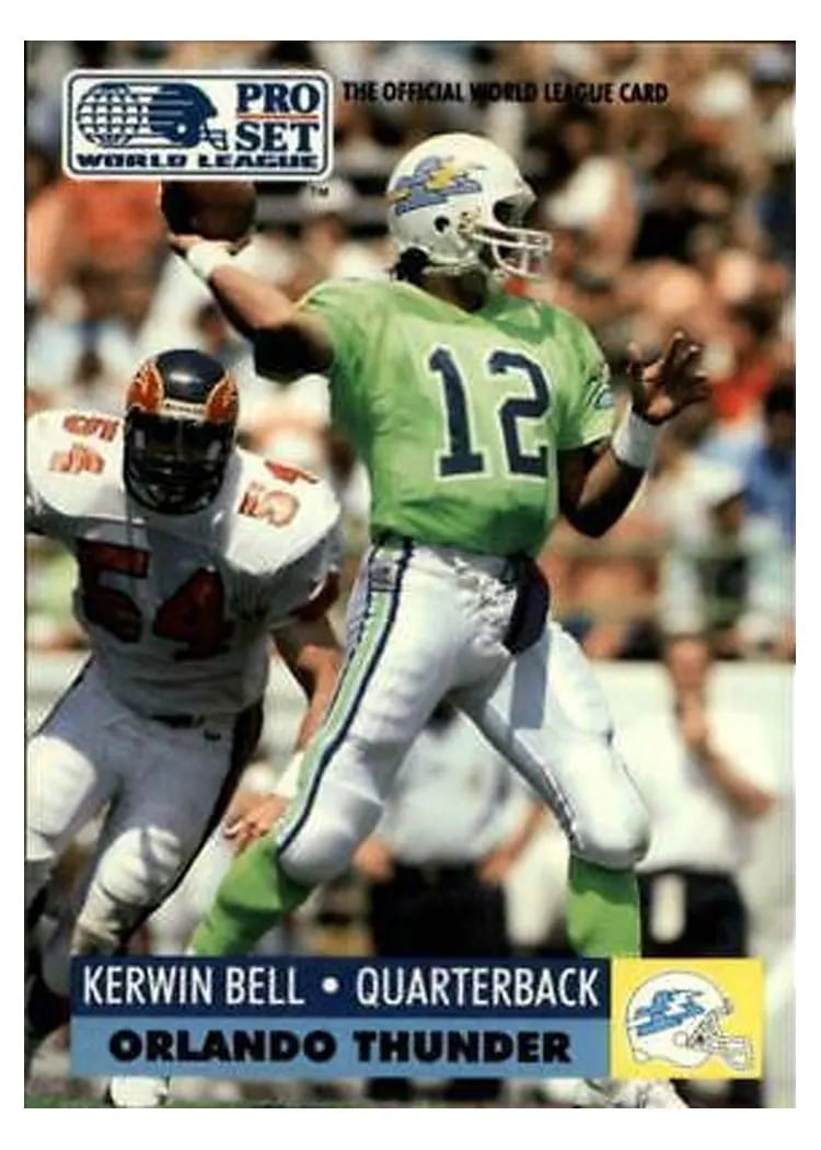 1991 Pro Set Wlaf Kerwin Bell #111 card