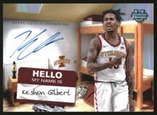 2024-25 Bowman University Chrome Campus Dorm Signatures Keshon Gilbert #CDS-KG card