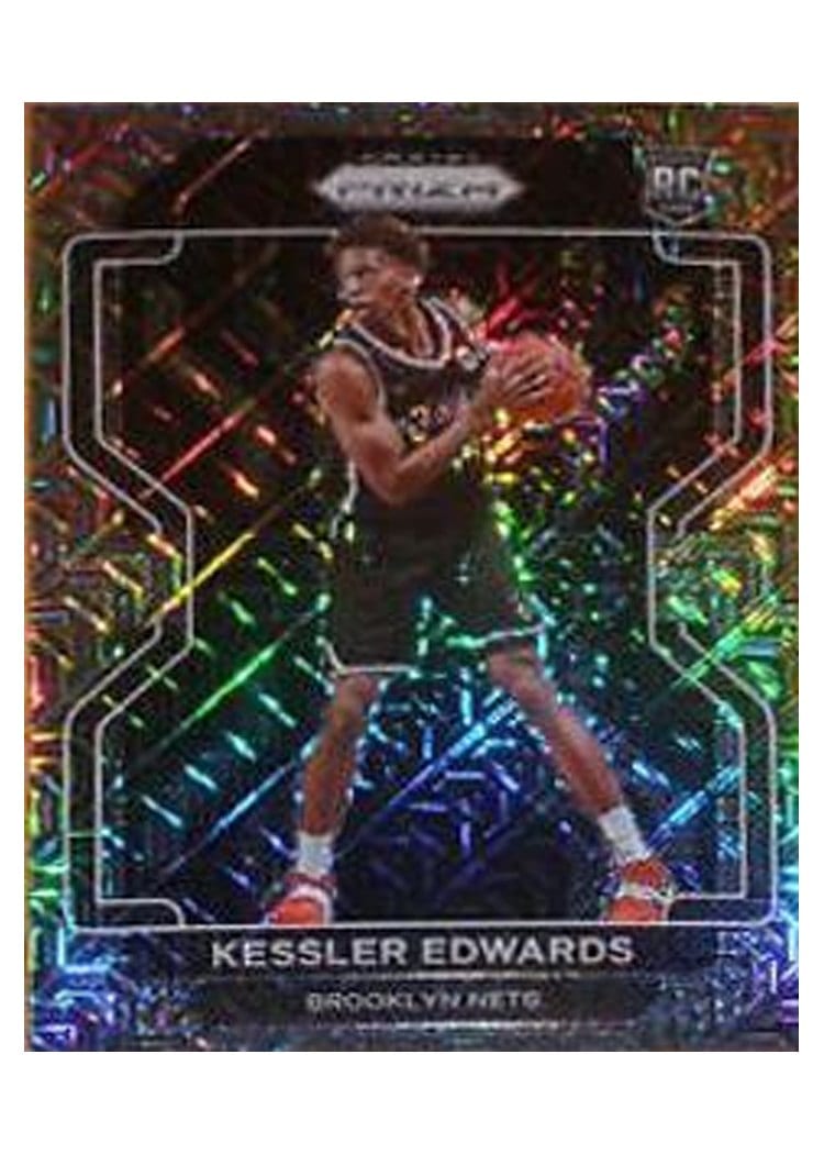 2021-22 Panini Prizm Base Set Kessler Edwards Mojo Prizm #284 card