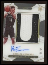 2021 Panini National Treasures Kessler Edwards #103 card