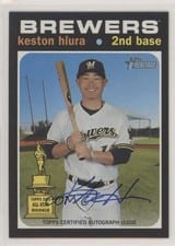 2020 Topps Heritage Real One Autographs Keston Hiura #ROA-KHI card