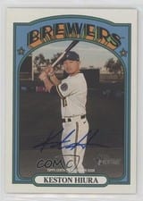 2021 Topps Heritage Real One Autographs Keston Hiura #ROA-KH card