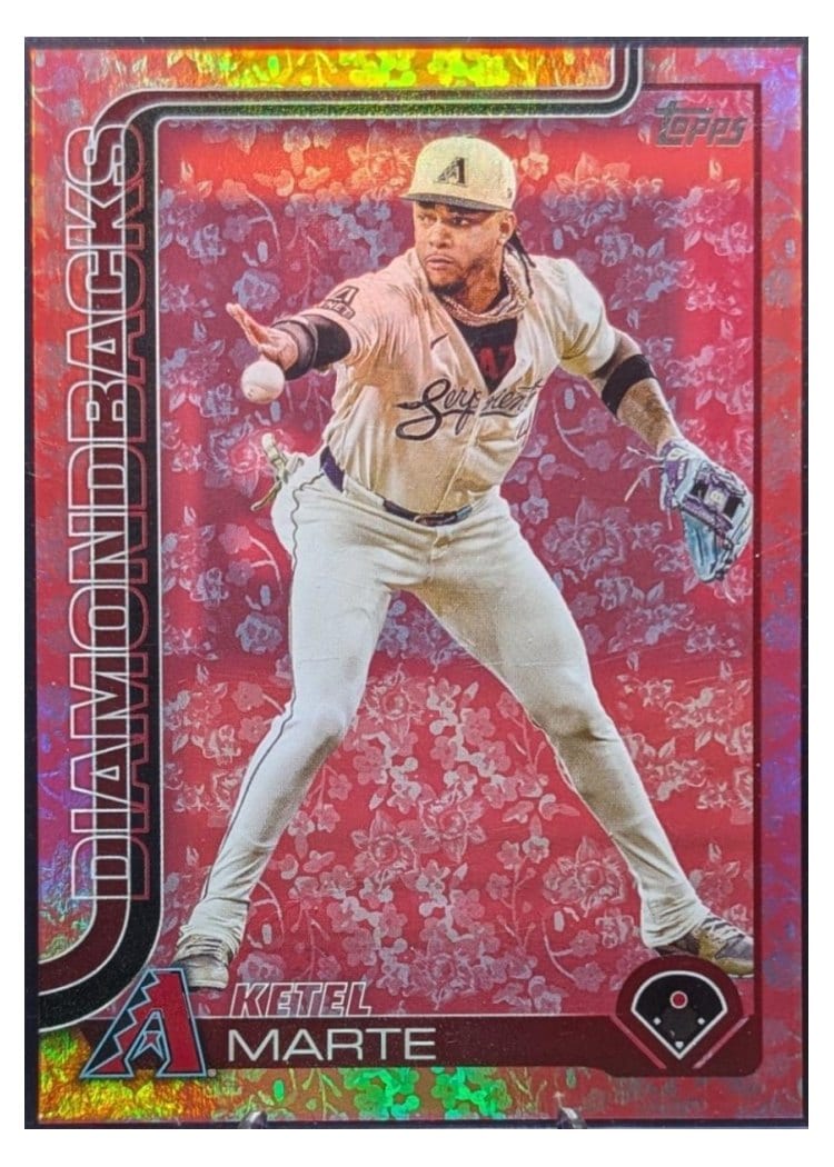 2025 Topps Base Set Ketel Marte Flowers #128 card
