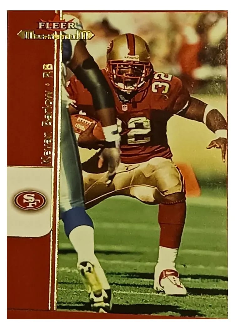 2002 Fleer Maximum Kevan Barlow #69 card