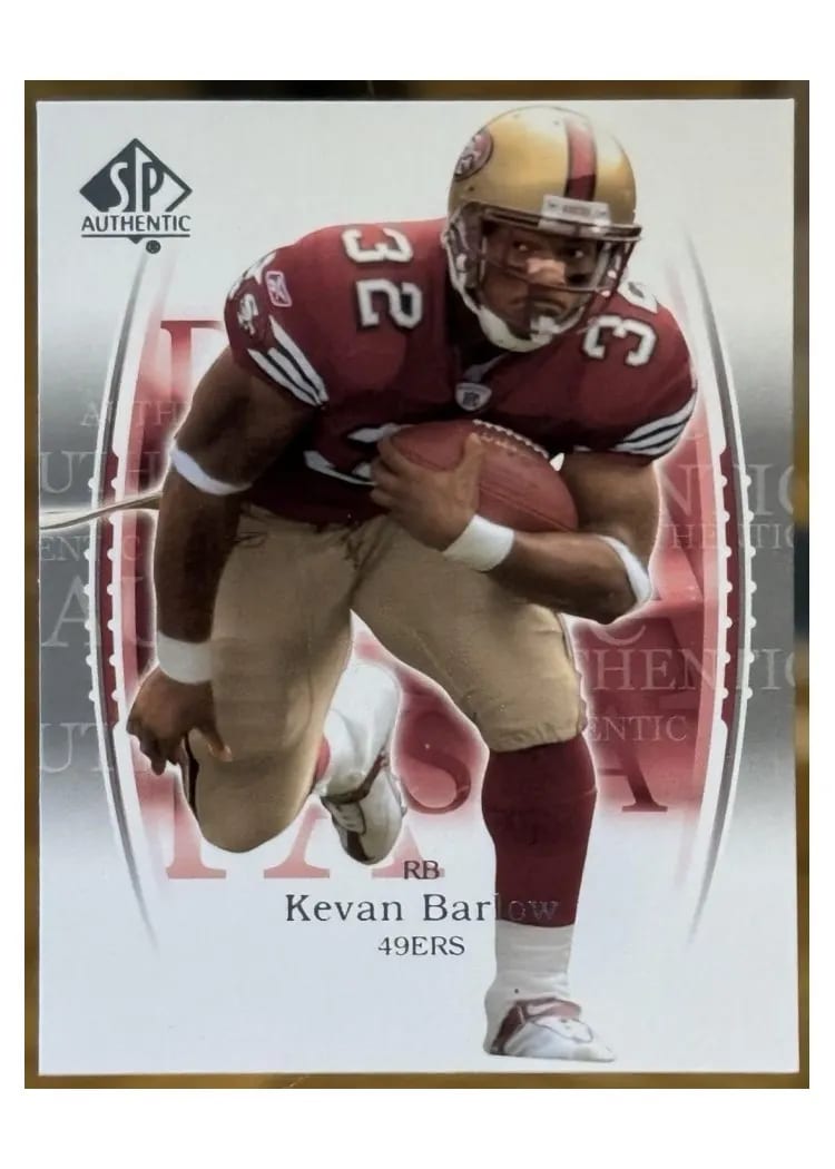 2003 SP Authentic Kevan Barlow #53 card