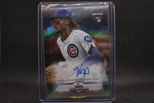 2025 Stadium Club Chrome Autographs Kevin Alcántara #SCCA-KA card