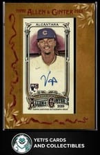 2025 Topps Allen & Ginter Framed Mini Autographs (Baseball) Kevin Alcántara #MA-KA card