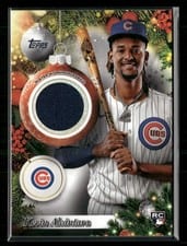 2025 Topps Holiday Relics Kevin Alcántara #PR-KA card