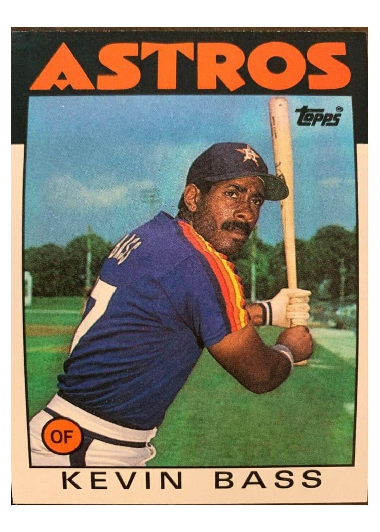 1986 Topps Kevin Bass #458 card